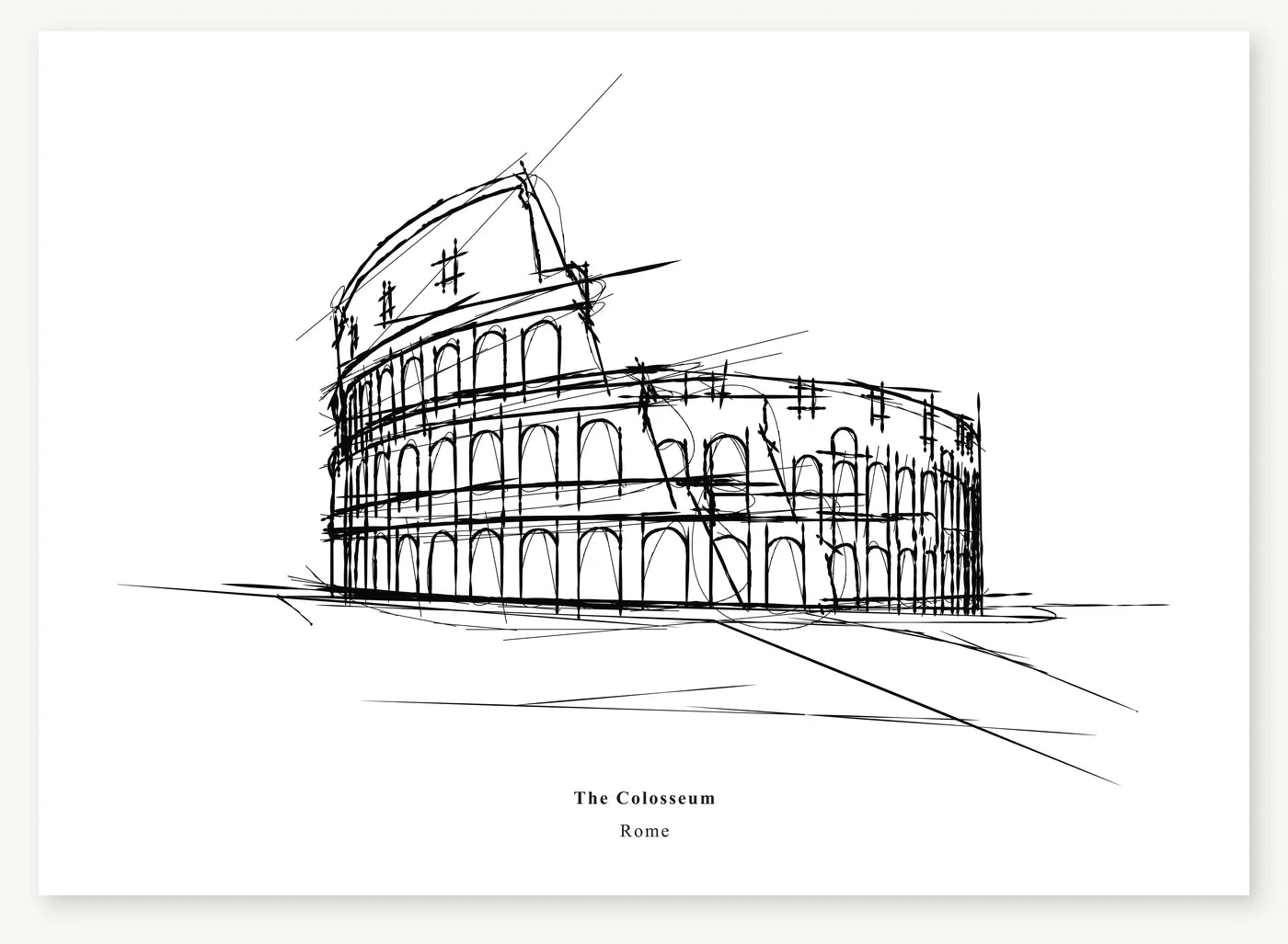 FK-005 Colosseum Freezketch architectural sketch preview