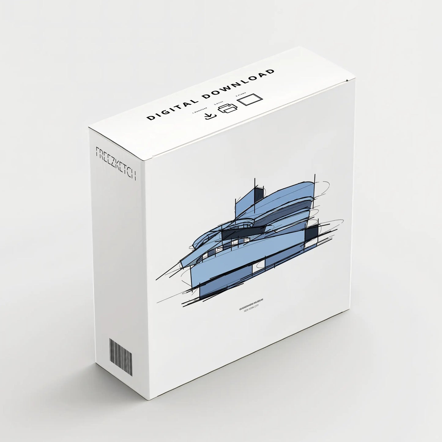 The Solomon R. Guggenheim Museum Printable Signature Sketch