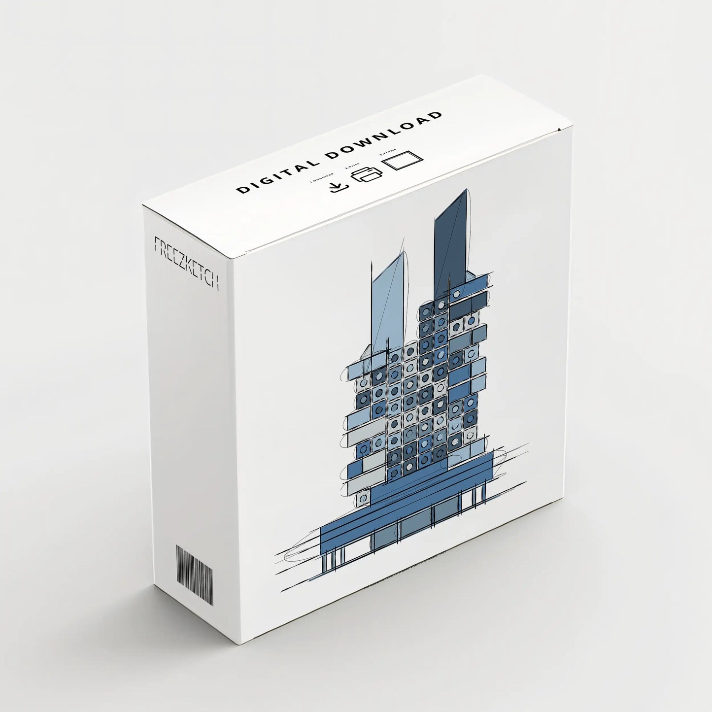 The Nagakin Capsule Printable Signature Sketch