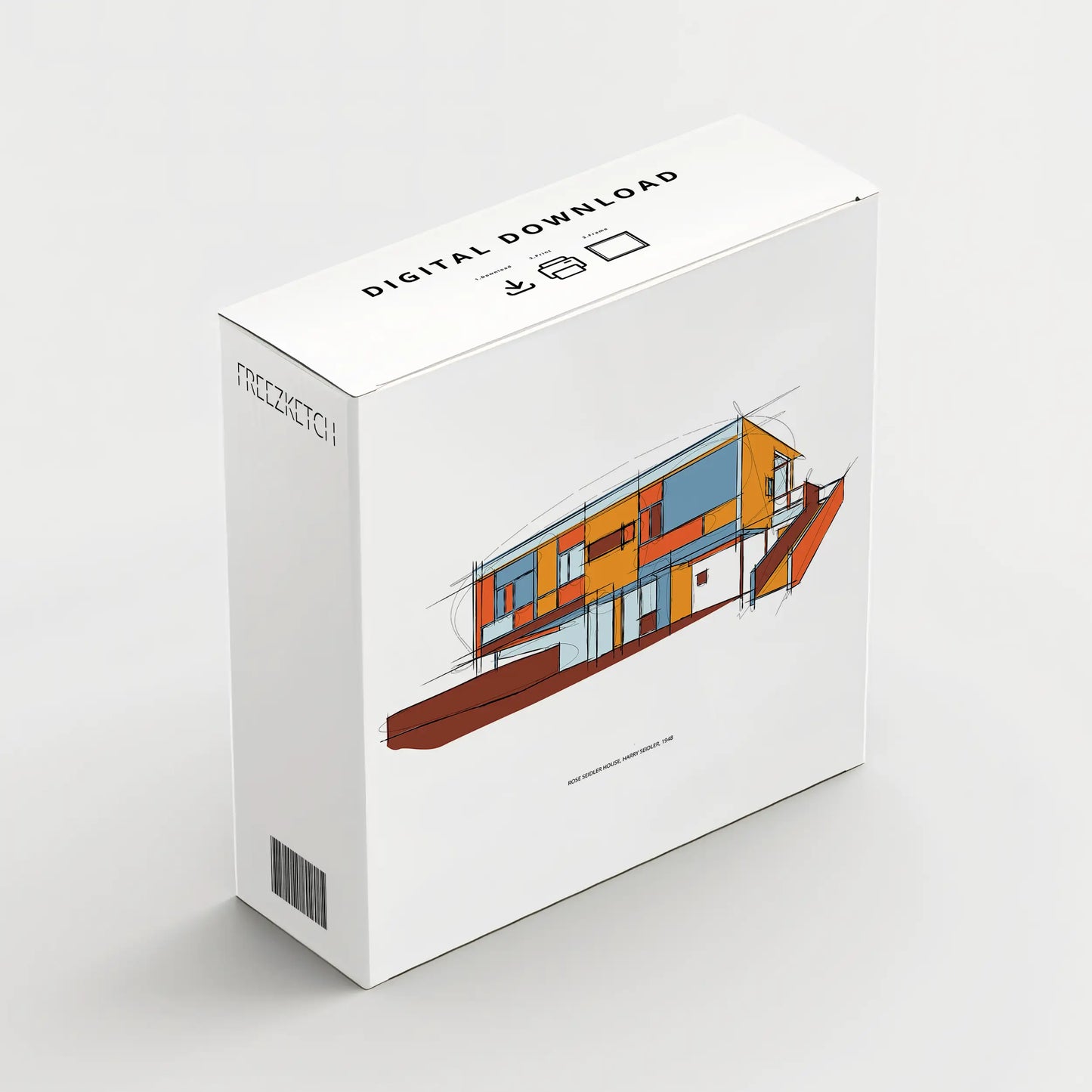 Rose Seidler House Printable Signature Sketch