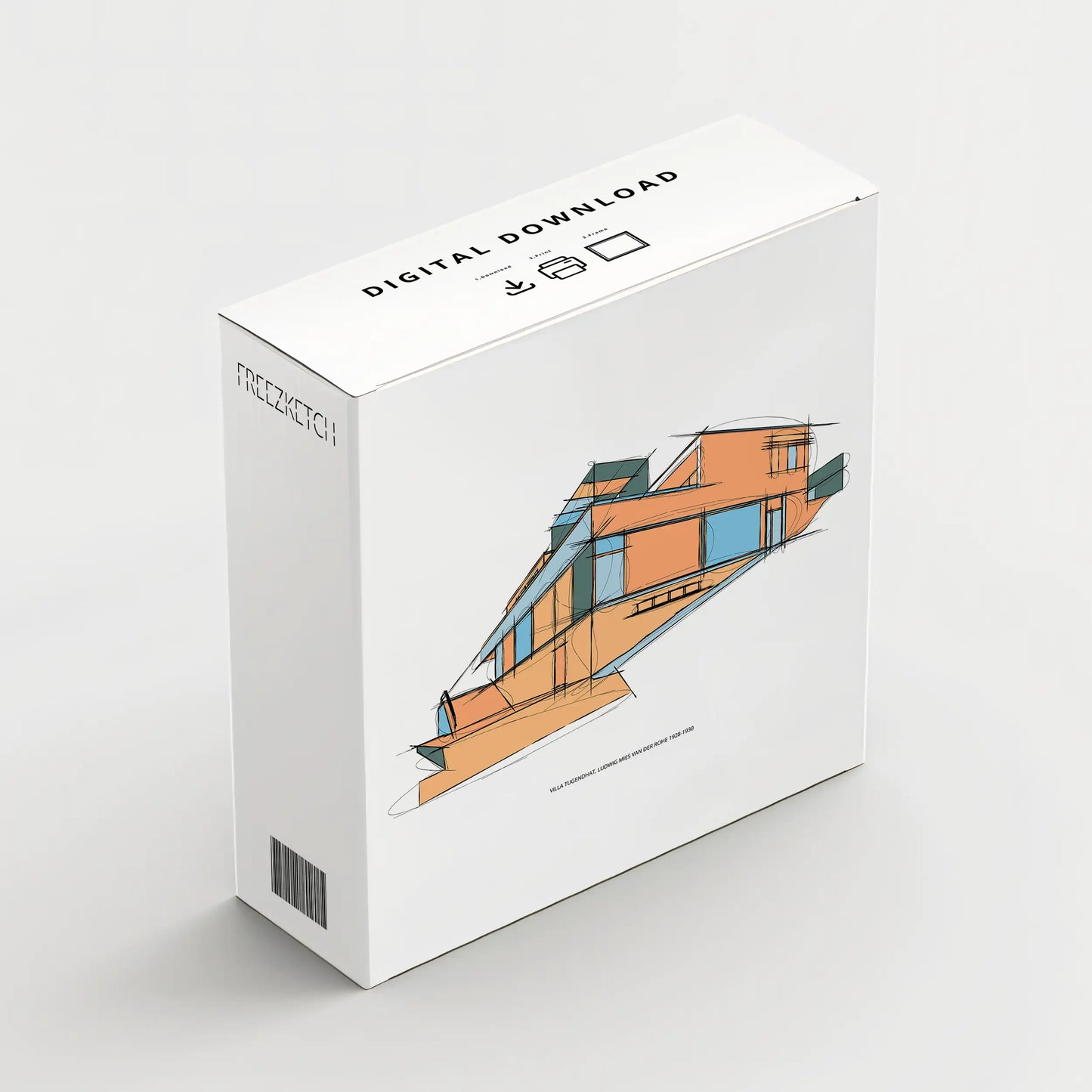 Villa Tugendhat Printable Signature Sketch