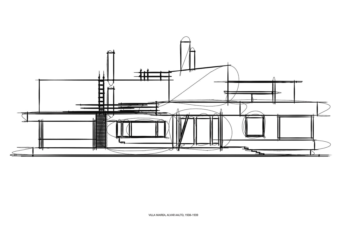 Villa Mairea Alvar Aalto Diagram And Plan Villa Mairea Layout