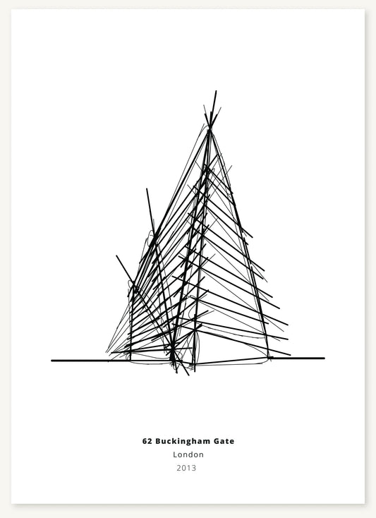 FK-052 62 Buckingham Gate London Freezketch architectural sketch preview
