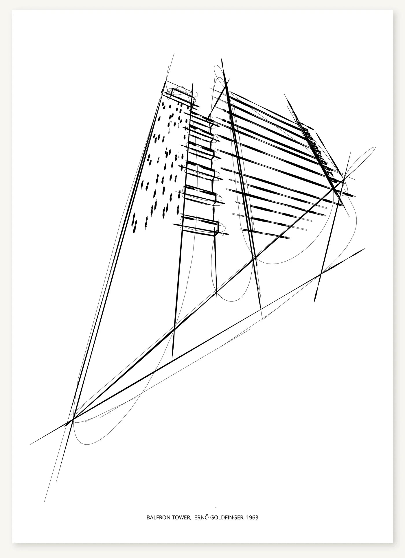 FK-030 Balfron Tower Freezketch architectural sketch preview