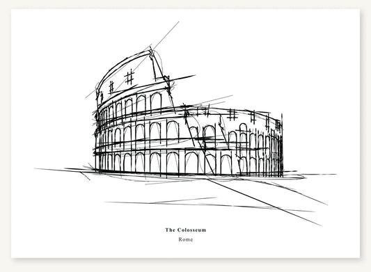 FK-005 Colosseum Freezketch architectural sketch preview