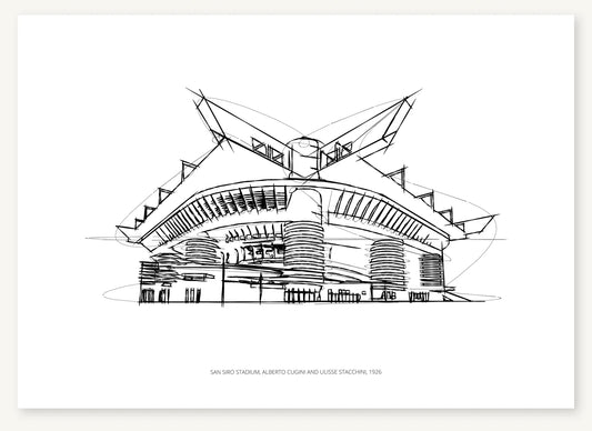 FK-192 San Siro Stadium architectural sketch preview