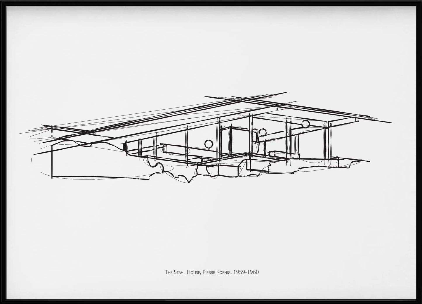 Stahl House Sketch