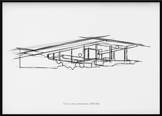 Stahl House Sketch