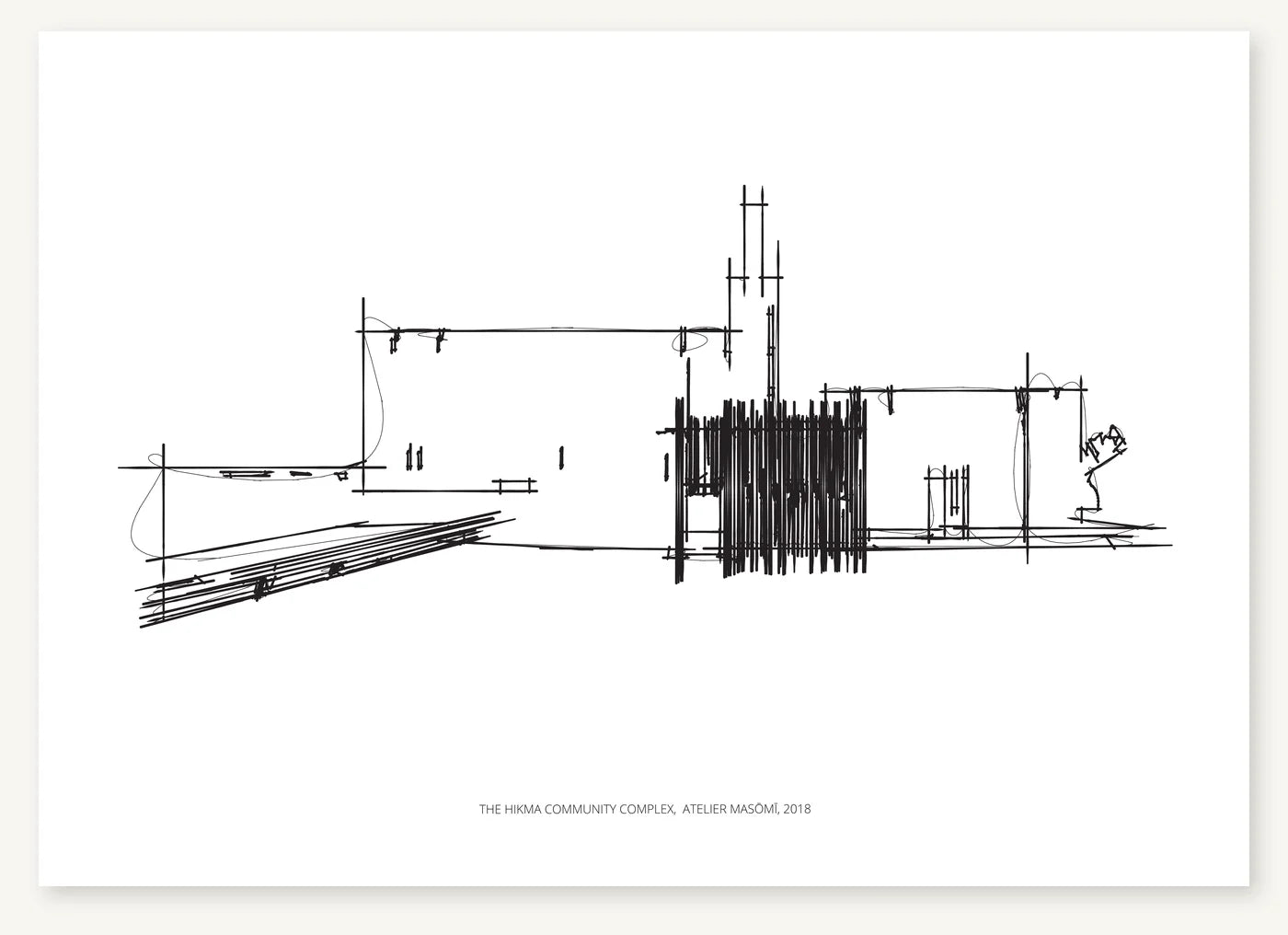 FK-168 Hikma Community Complex Freezketch architectural sketch preview