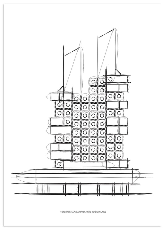 The Nagakin Capsule Facade