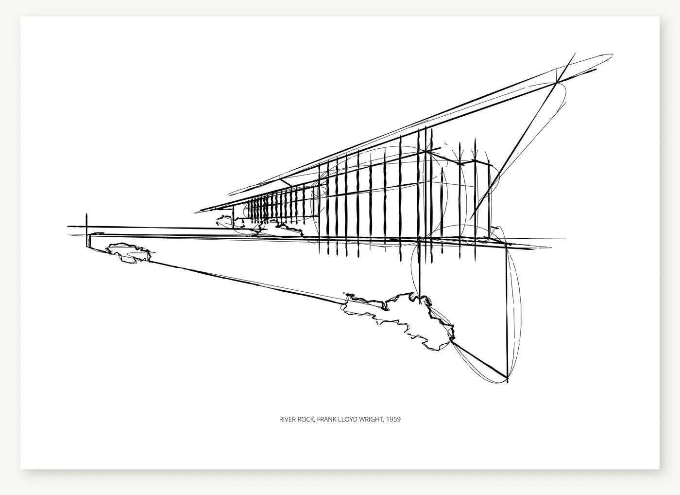 FK-140 RiverRock Freezketch architectural sketch preview