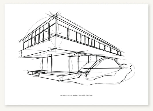 FK-083 The Bridge House Freezketch architectural sketch preview