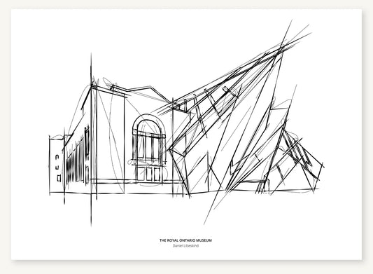 FK-074 The Royal Ontario Museum Freezketch architectural sketch preview