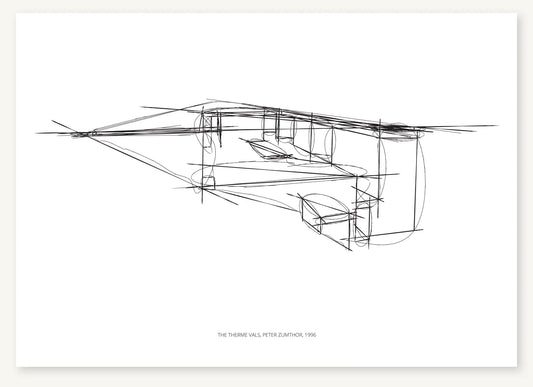 FK-166 Therme Vals Freezketch architectural sketch preview