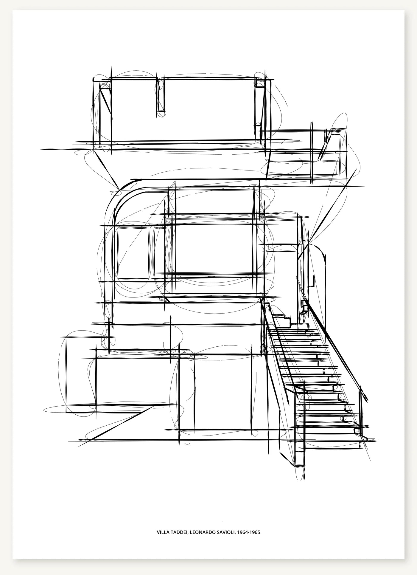 FK-020 Villa Taddei Freezketch architectural sketch preview