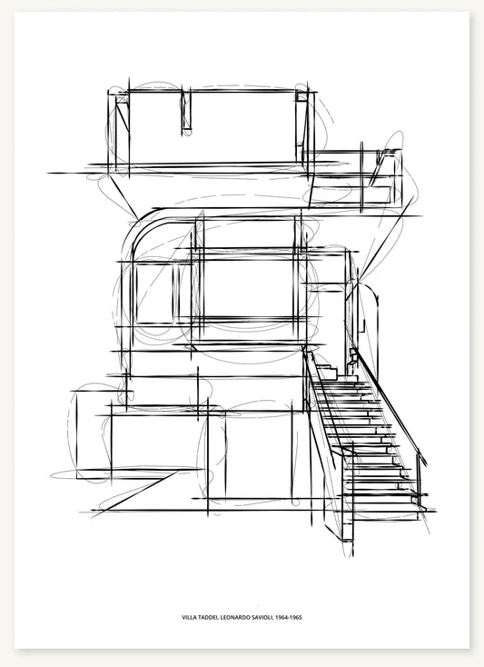 FK-020 Villa Taddei Freezketch architectural sketch preview