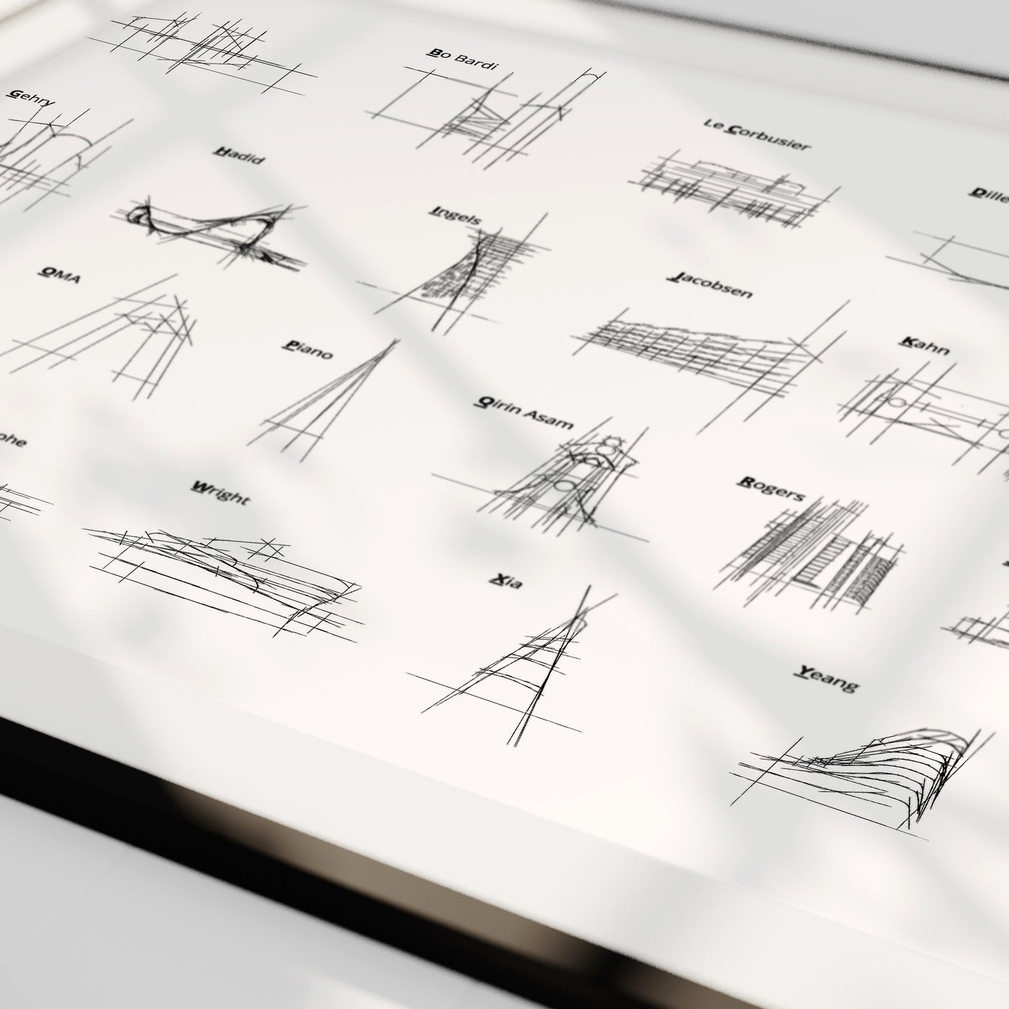 Alphabet of the Architect Sketch